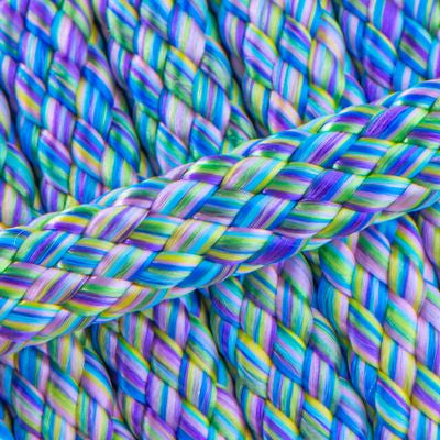 Einzelstück Hundeleine 12mm flach PPM Hohlgeflecht 4,50m lang