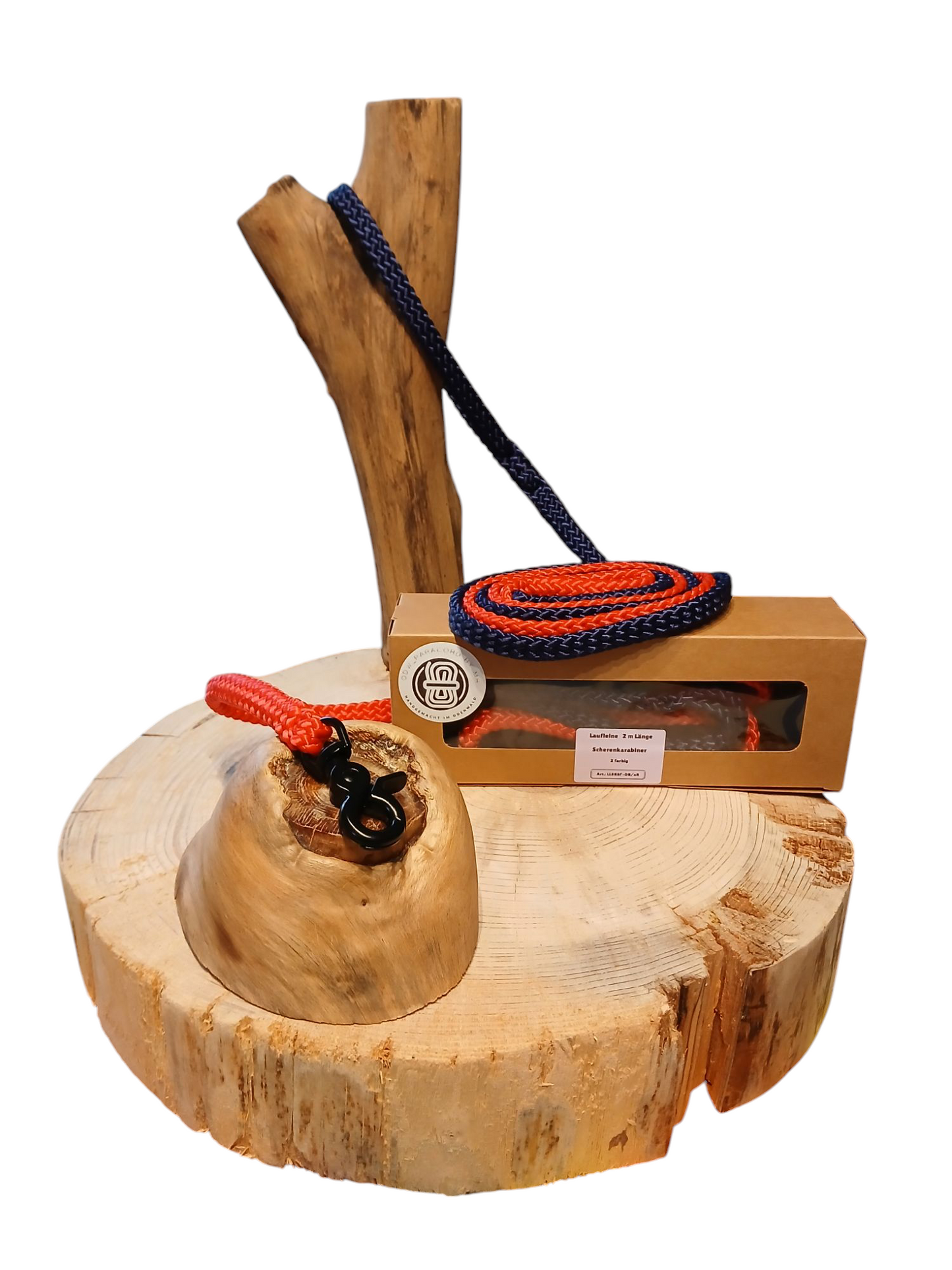 Laufleine für Hunde bis 16 Kg. 2 farbig 2m Länge