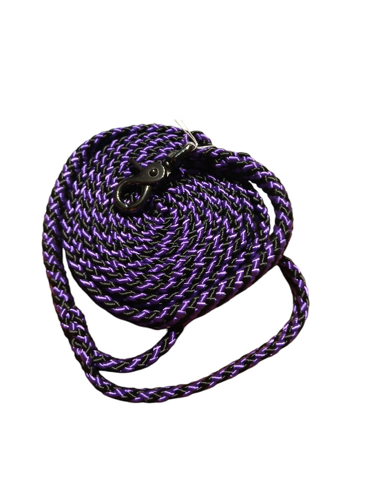 Einzelstück Hundeleine 8mm flach PPM Hohlgeflecht 2,70m lang