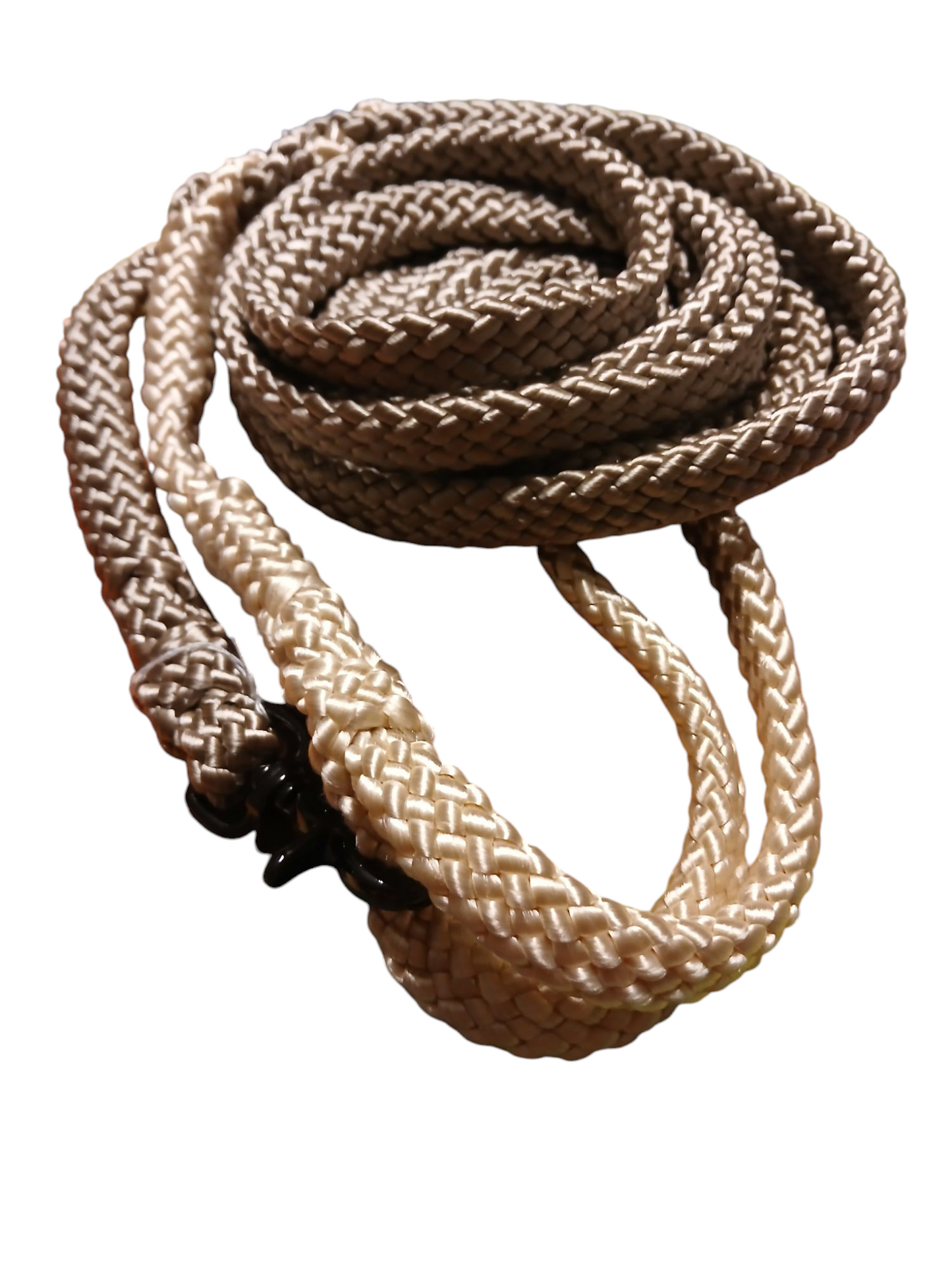 Einzelstück Hundeleine 12mm flach PPM Hohlgeflecht 4,00m lang 2 farbig