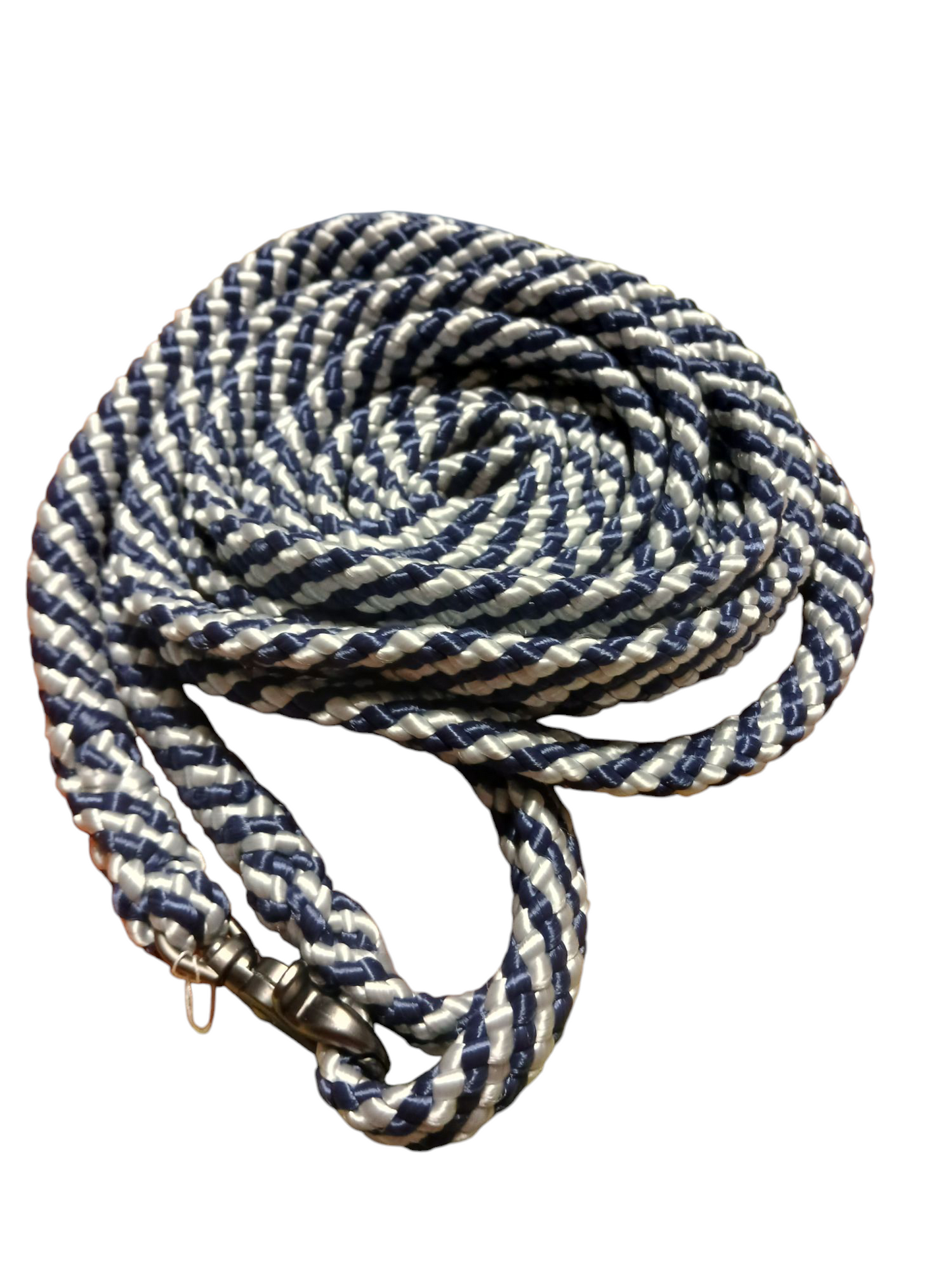 Einzelstück Hundeleine 12mm flach PPM Hohlgeflecht 4,70m lang