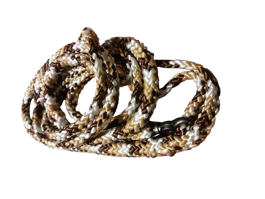 Einzelstück Hundeleine 12mm flach PPM Hohlgeflecht 2,70m lang