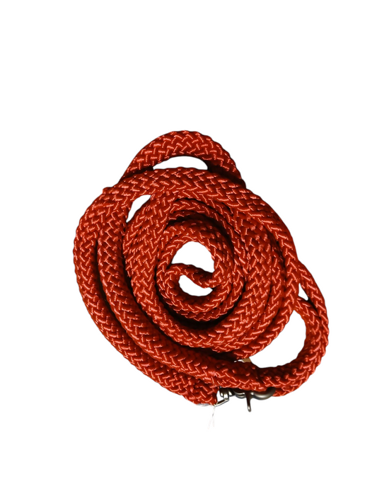 Einzelstück Hundeleine 12mm flach PPM Hohlgeflecht 3,30m lang