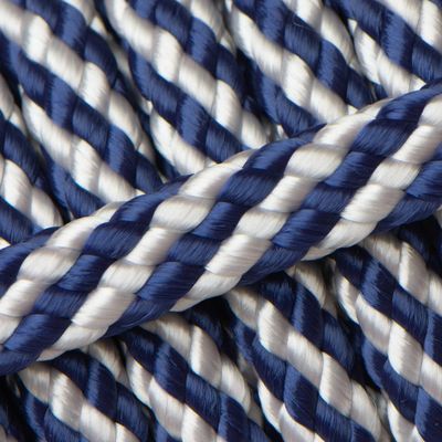 Einzelstück Hundeleine 12mm flach PPM Hohlgeflecht 4,70m lang