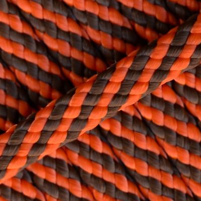 Einzelstück Hundeleine 8mm flach PPM Hohlgeflecht 4,70m lang