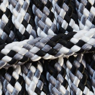 Einzelstück Hundeleine 12mm flach PPM Hohlgeflecht 5,50m lang