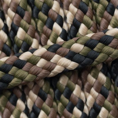 Einzelstück Hundeleine 12mm flach PPM Hohlgeflecht 3,90m lang