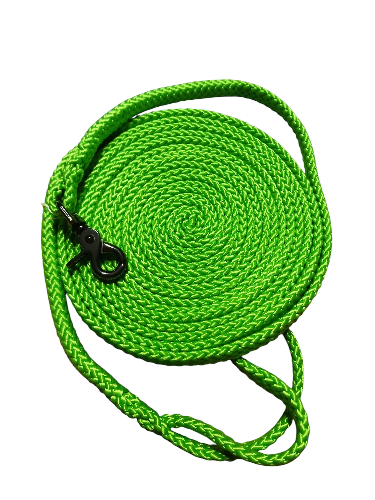 Einzelstück Hundeleine 8mm flach PPM Hohlgeflecht 5,60m lang